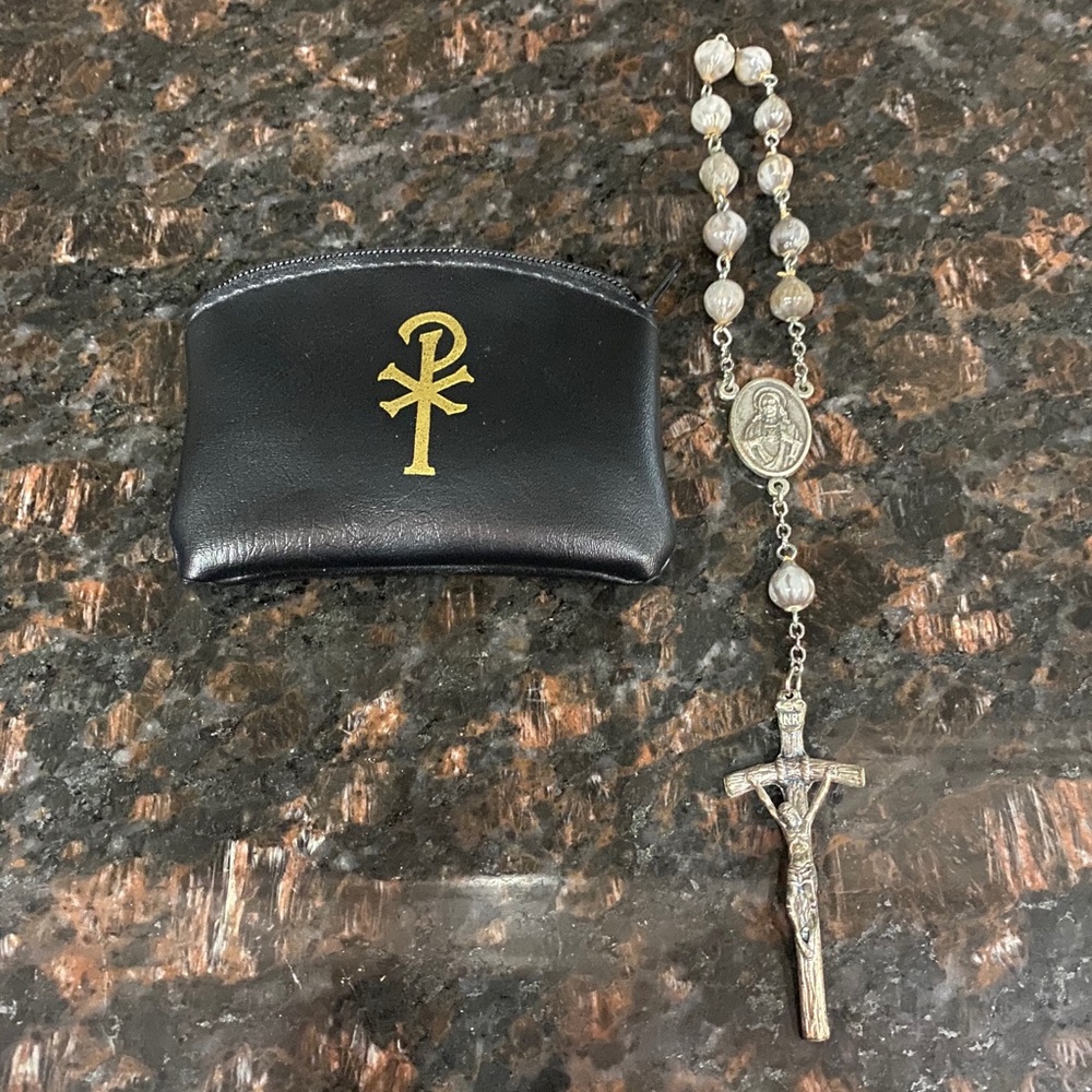 Gray Marble Rosary